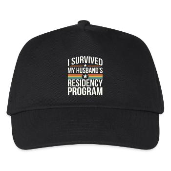 I Survived My Husband's Residency Program 9 - Kinder Basecap - Schwarz - Vorne