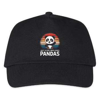 Panda Ours Panda Animal Pandas - Casquette de baseball Enfant - noir - Devant