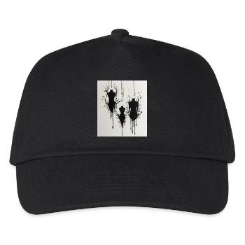 Mannequins with ink stains - Kids’ Baseball Cap - black - Front