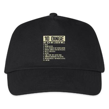 Car Tuning Screwdriver - Kids’ Baseball Cap - black - Front