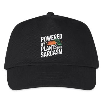 Vegetarian Vegan Veggie Vegetarian - Kids’ Baseball Cap - black - Front