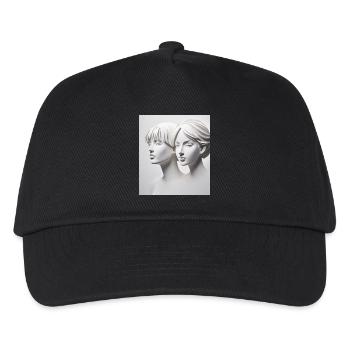 Silhouetten aus Papier - Kinder Basecap - Schwarz - Vorne