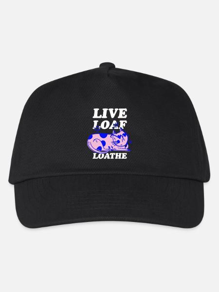 Live Loaf Loathe – Sassy Cat Vibes - Kinder Basecap - Schwarz