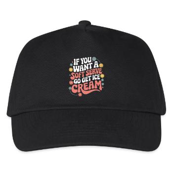 Volleyball Spieler Beach Volleyball Volleyballer - Kinder Basecap - Schwarz - Vorne