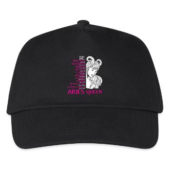 Sternzeichen Widder - Kinder Basecap - Schwarz - Vorne