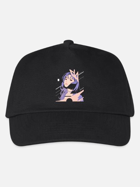 Weltraum-Nostalgie ✨ - Kinder Basecap - Schwarz