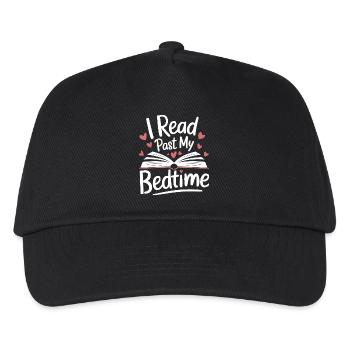 Books Book Reading Library Library Bookworm - Kids’ Baseball Cap - black - Front