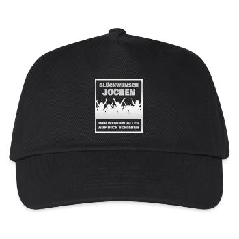Jochen - Kids’ Baseball Cap - black - Front