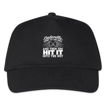 Field Hockey Cenderella Hit It Into The Net - Kids’ Baseball Cap - black - Front