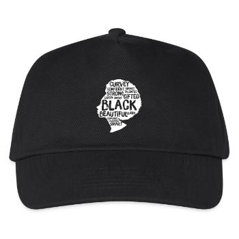 Black Woman - Kids’ Baseball Cap - black - Front