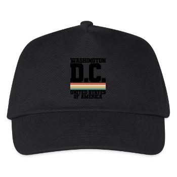 WASHINGTON D.C. United States of America - Kinder Basecap - Schwarz - Vorne