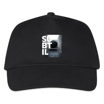 Apesanteur subtil noir et blanc création graphique - Casquette de baseball Enfant - noir - Devant