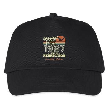Mai 1987 | Mai 1987 Mai 1987 Geburtstagsgeschenk - Kinder Basecap - Schwarz - Vorne