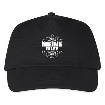 Maedchen Riley - Kinder Basecap - Schwarz - Vorne