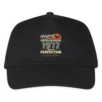 Mai 1972 | Geburtstagsgeschenk Mai 1972 Mai 1972 - Kinder Basecap - Schwarz - Vorne