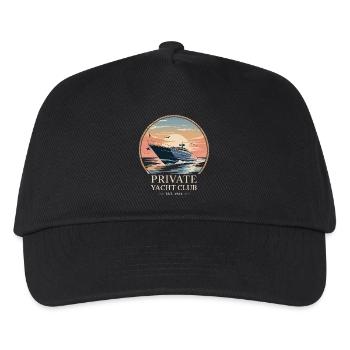 Private Yacht Club - Kids’ Baseball Cap - black - Front