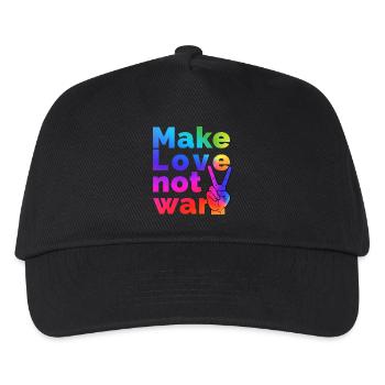 make love - Kids’ Baseball Cap - black - Front