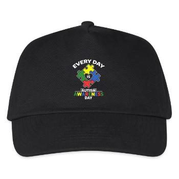 Every Day Is Autism Awareness - Kids’ Baseball Cap - black - Front