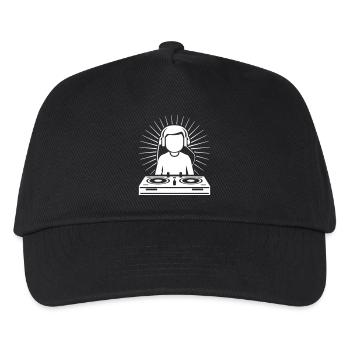 DJ Platines Soirée - Casquette de baseball Enfant - noir - Devant