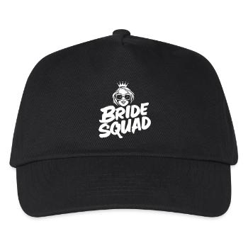 Conception de la mariée « Bride Squad » - Casquette de baseball Enfant - noir - Devant
