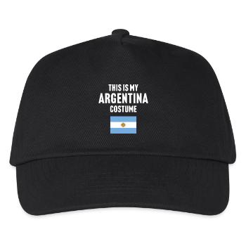 This my Argentina costume - Kids’ Baseball Cap - black - Front
