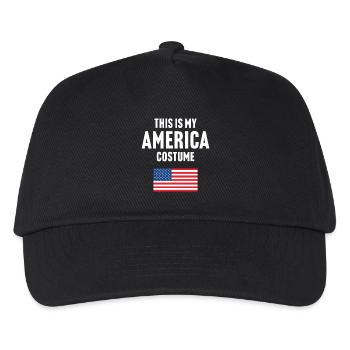 This my America costume - Kids’ Baseball Cap - black - Front
