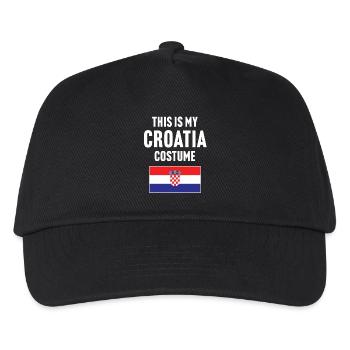 This my Croatia costume - Kids’ Baseball Cap - black - Front