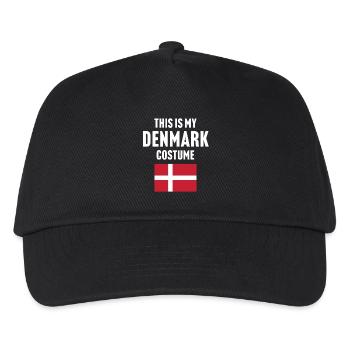 This my Denmark costume - Kids’ Baseball Cap - black - Front