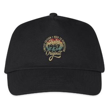 Birthday July 1997 July 1997 July 1997 - Kids’ Baseball Cap - black - Front