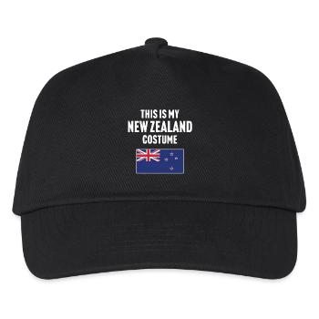 This my New Zealand costume - Kids’ Baseball Cap - black - Front