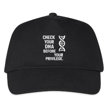 Check your DNA - Kids’ Baseball Cap - black - Front