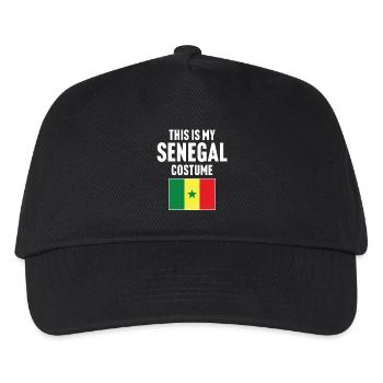 This my Senegal costume - Kids’ Baseball Cap - black - Front