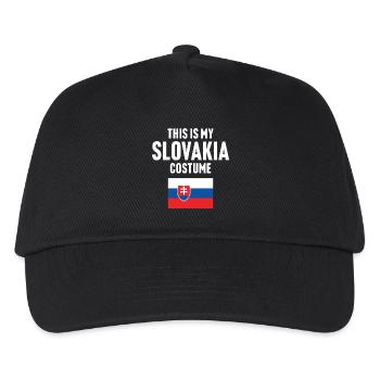 This my Slovakia costume - Kids’ Baseball Cap - black - Front