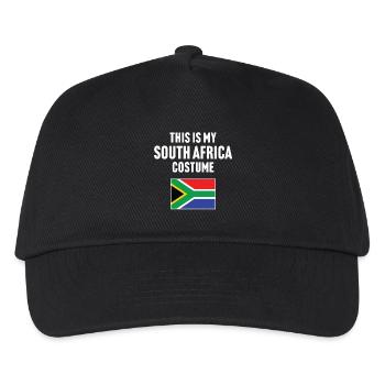 This my South Africa costume - Kids’ Baseball Cap - black - Front