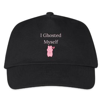 I Gghost Myself Shirt – Weicher Grunge Emotional - Kinder Basecap - Schwarz - Vorne