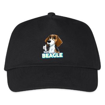 TEAM Beagle - Tricolore - Kids’ Baseball Cap - black - Front