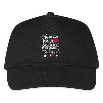 Amazing Teacher is Hard To Find - Kids’ Baseball Cap - black - Front