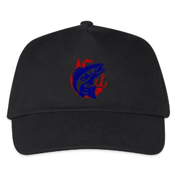 Pike Fish Fishing - Kids’ Baseball Cap - black - Front
