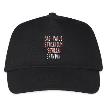 Spandau - Berlin - Allemagne - Quartier - Casquette de baseball Enfant - noir - Devant