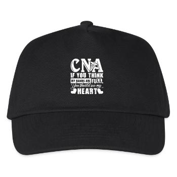 CNA CNA Full Heart - Kids’ Baseball Cap - black - Front