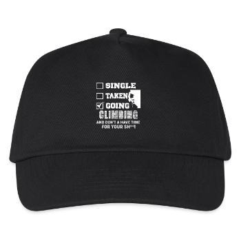Climbing Relationship Status - Kids’ Baseball Cap - black - Front