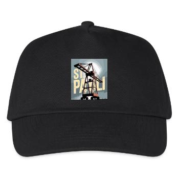 St. Pauli, Hambourg, Port, Port, Grue, Nostalgie - Casquette de baseball Enfant - noir - Devant