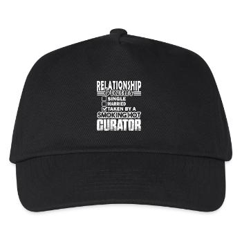 Curator Curator Relationship - Kids’ Baseball Cap - black - Front