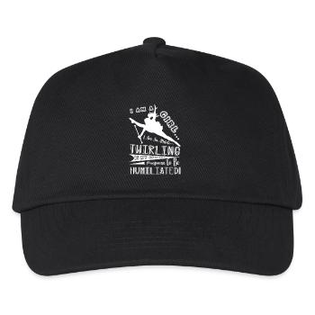 I Am An Athlete - Kids’ Baseball Cap - black - Front