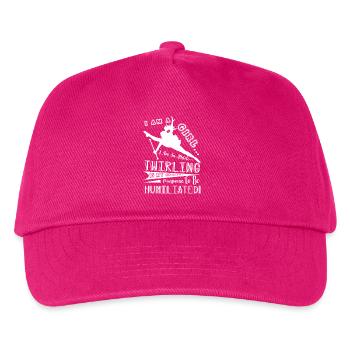 I Am An Athlete - Kids’ Baseball Cap - fuchsia - Front