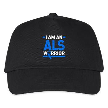 Maladie nerveuse SLA - Casquette de baseball Enfant - noir - Devant