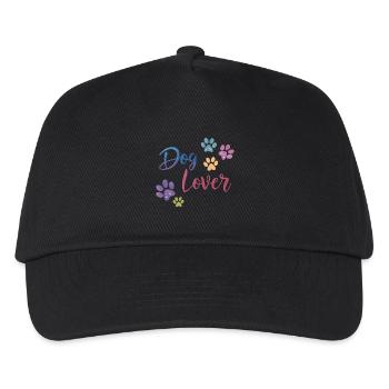 Hundeliebhaber - Kinder Basecap - Schwarz - Vorne