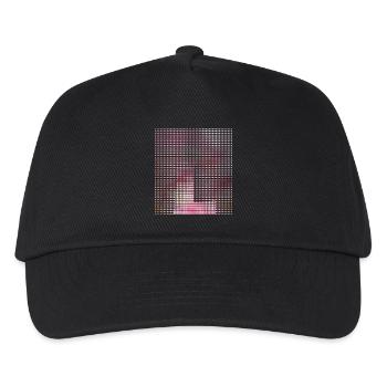 Letter L, name, the letter L - Kids’ Baseball Cap - black - Front