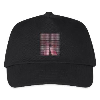 Letter R, name, the letter R - Kids’ Baseball Cap - black - Front