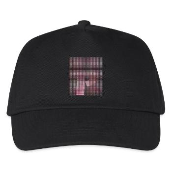 Letter P, name, the letter P - Kids’ Baseball Cap - black - Front